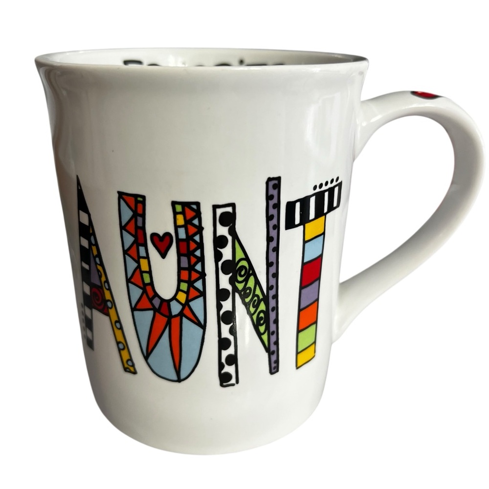 Laurie Veasey OUR NAME IS MUD “Favorite Aunt” Coffee/Tea Mug/Cup Multi Colors